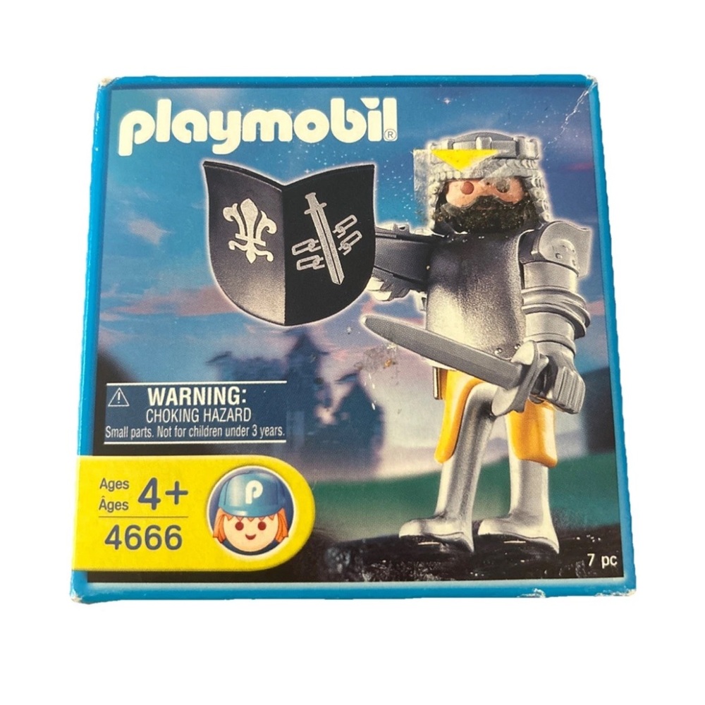 2006 Playmobil Special 4666 Medieval Courageous Knight w/Beard NIB